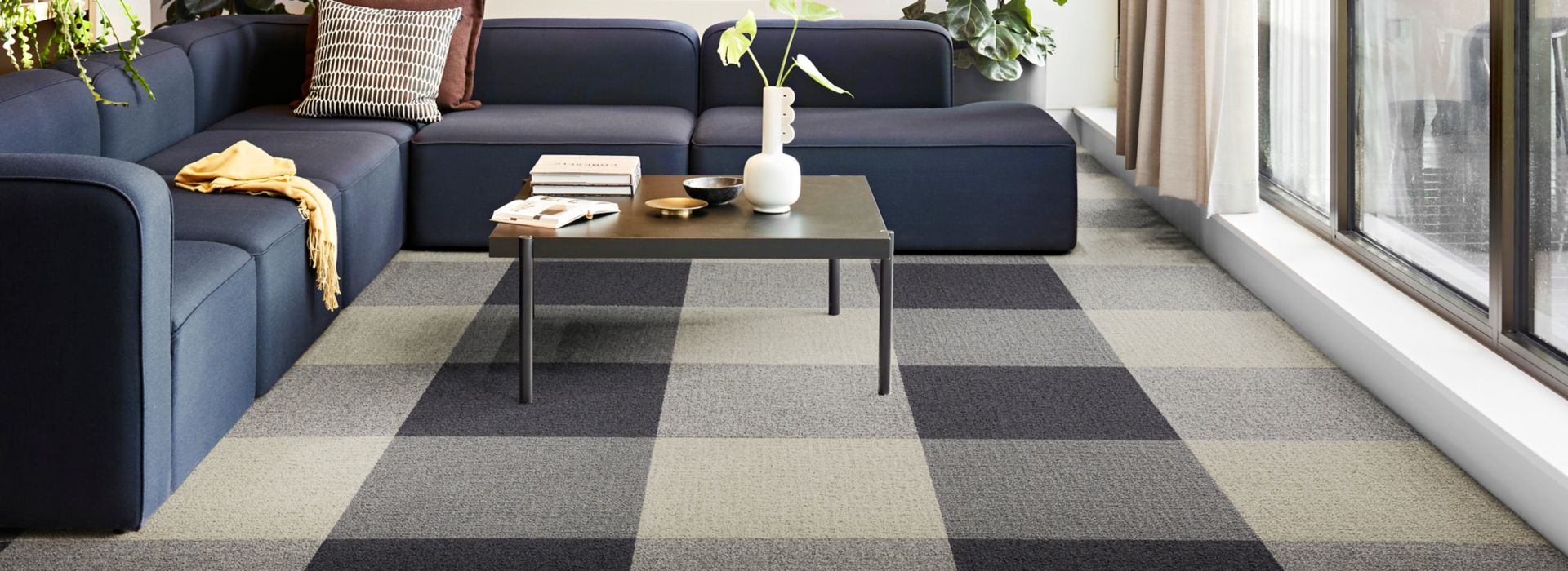 Speckled Ground Commercial Carpet Tile by